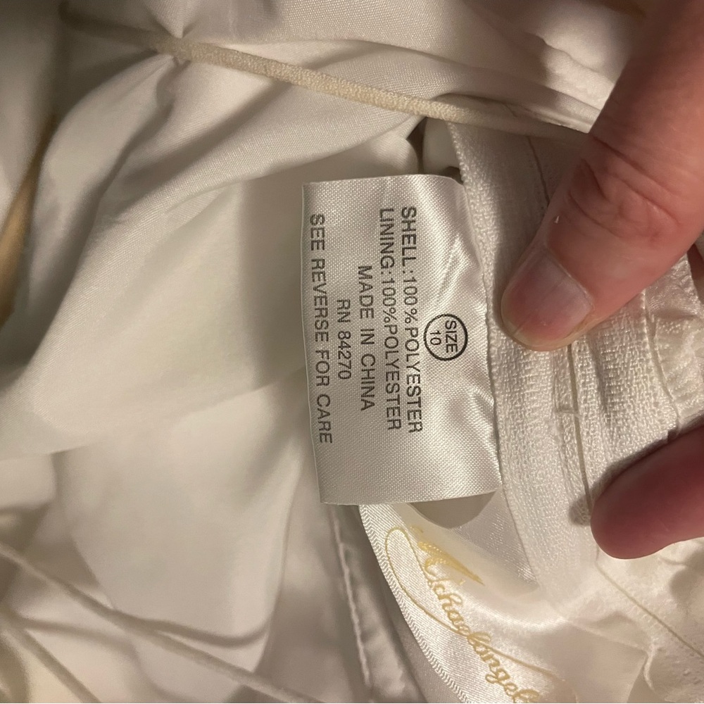 Simple A-line wedding dress